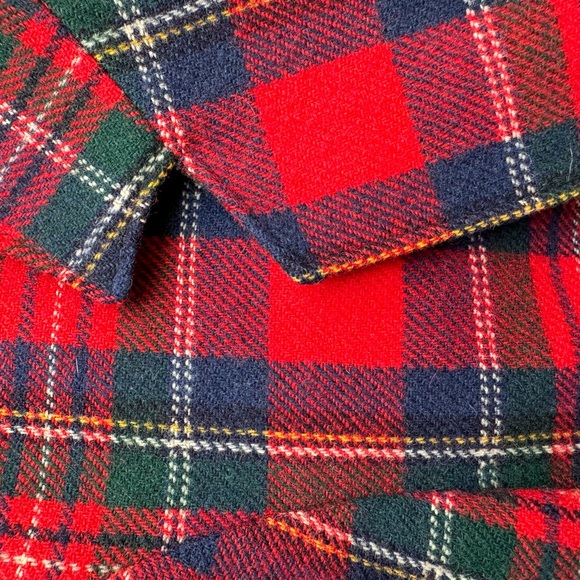 Vintage Pendleton Red Plaid Blazer - Picture 10 of 15